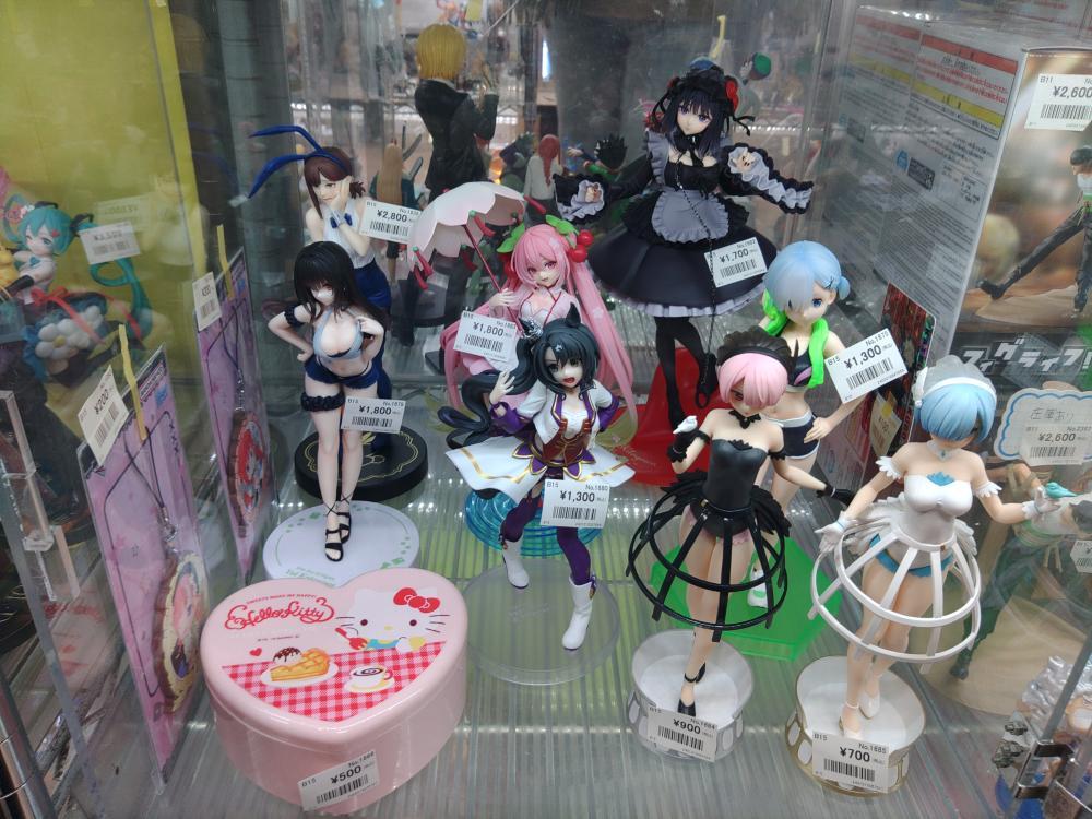 Figures and merchandise