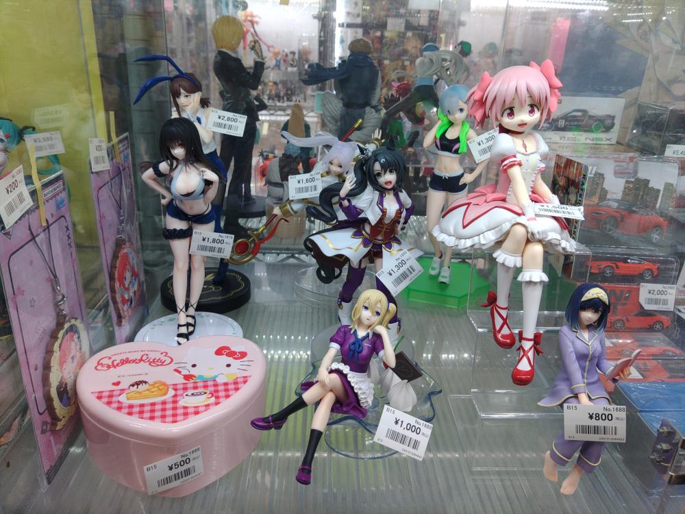 Figures and merchandise