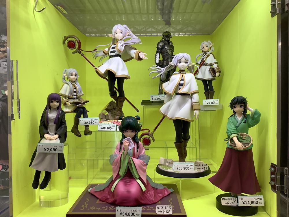 The latest anime figures