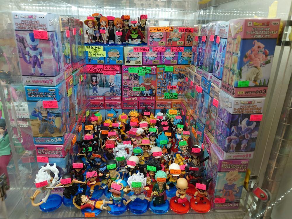 ワンピース、ドラゴンボールミニフィギュア