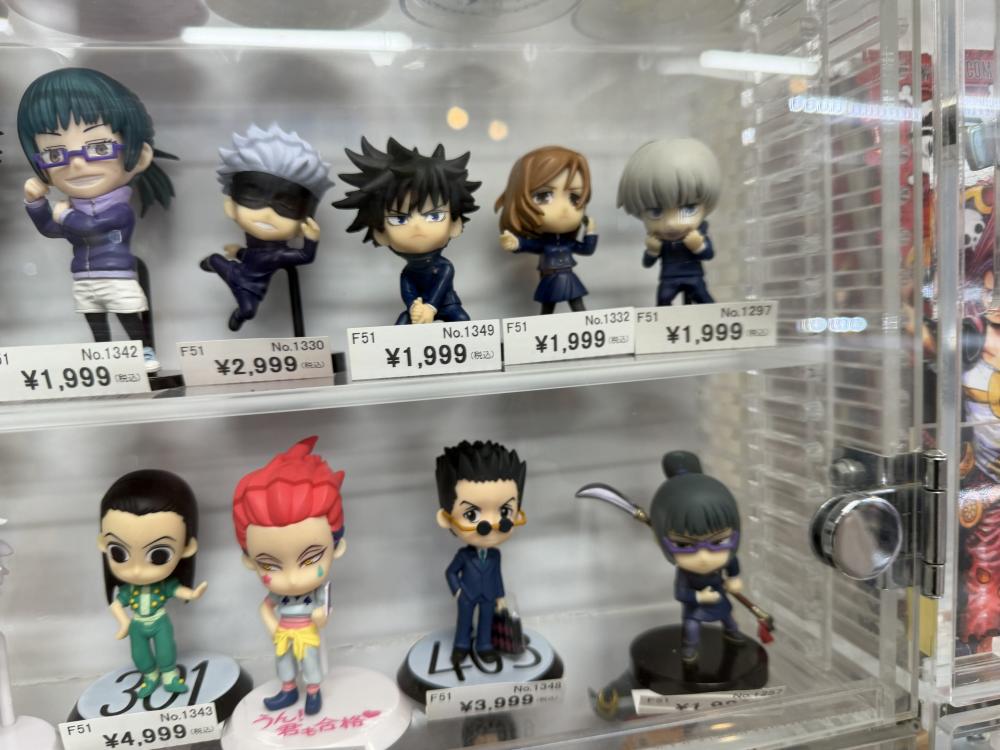 나루토 주술 사냥꾼 미니 피규어