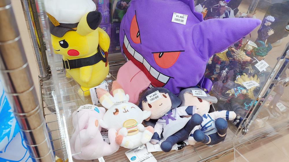 Game character plush toys