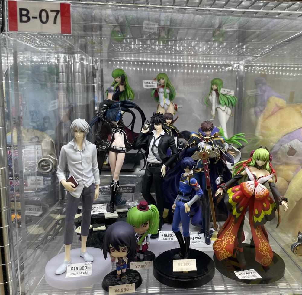 コードギアス、サイコパス等フィギュア