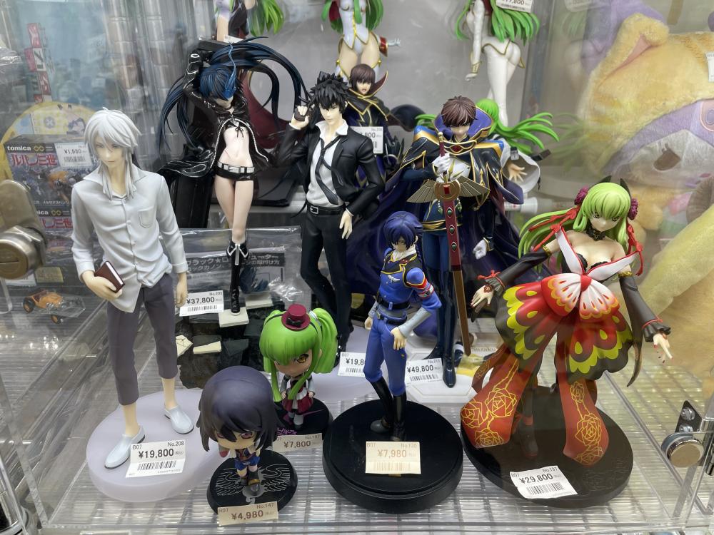コードギアス、サイコパス等フィギュア