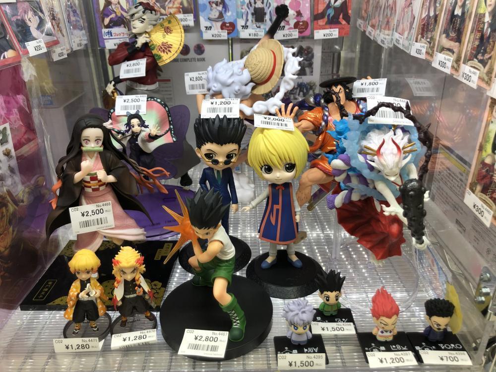 海贼王、鬼灭之刃、卡牌