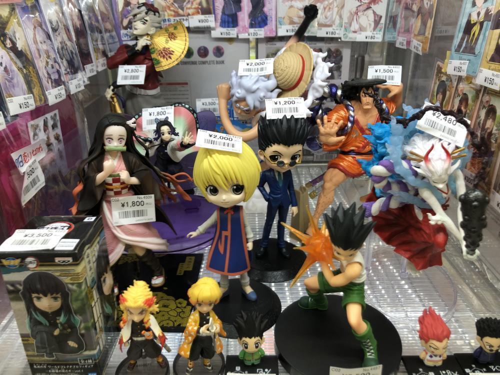 海贼王、鬼灭之刃、卡牌