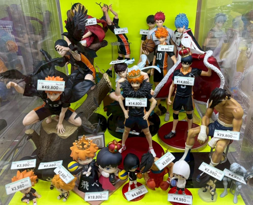 ハイキュー、黒子のバスケ、あしたのジョー