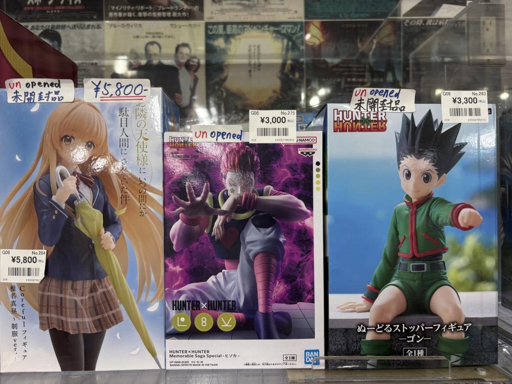 《全职猎人》、《轻音少女》、《隔壁的天使》